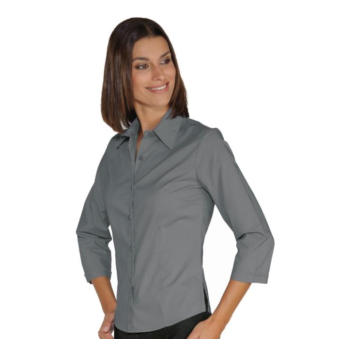 Camicetta donna Kyoto manica 3/4 grigio