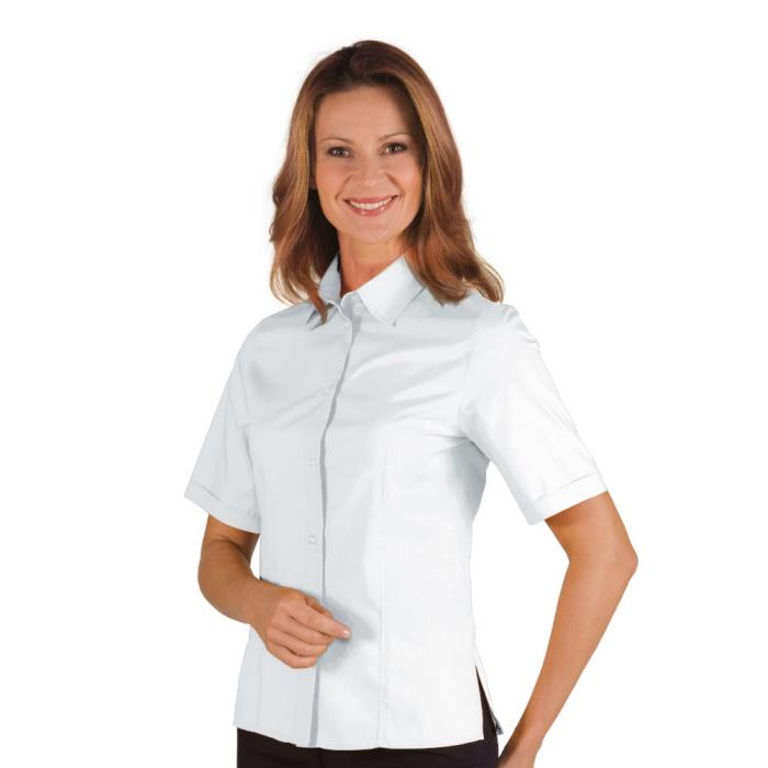 Camicetta donna Kyoto manica corta bianco