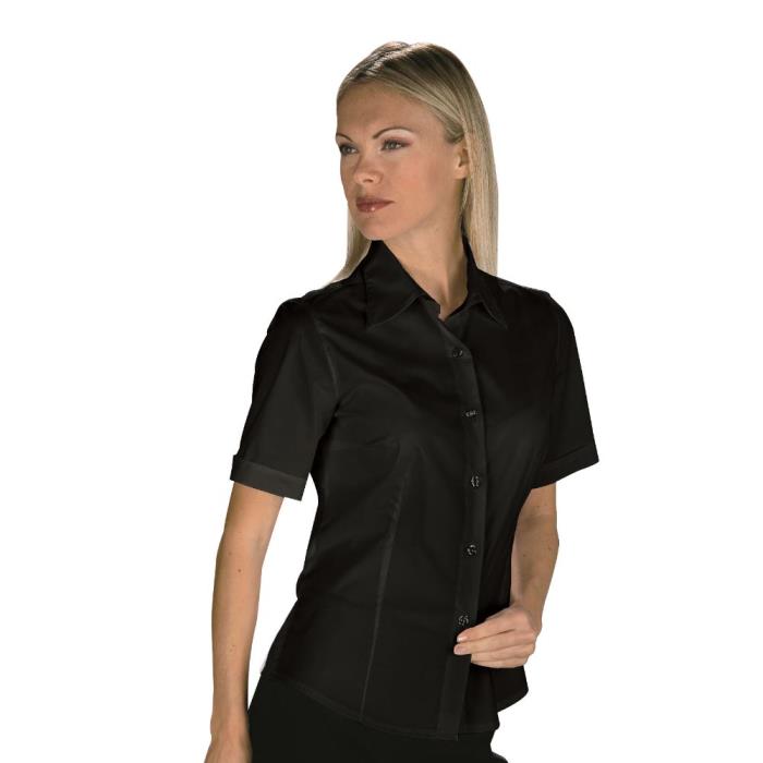 Camicetta donna Kyoto manica corta nero