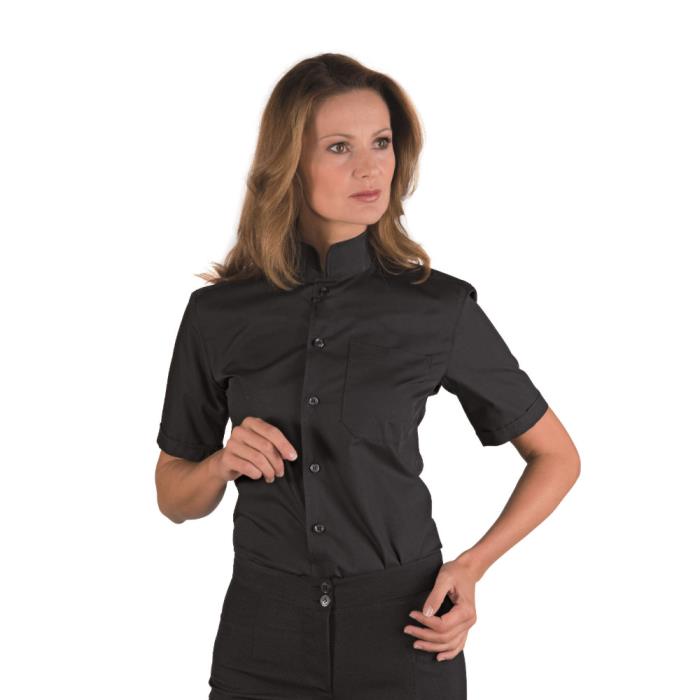 Camicia unisex Dublino Nero | Manica Corta