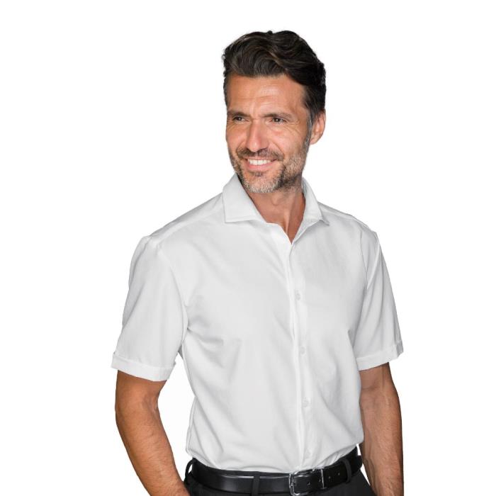 Camicia uomo manica corta Birmingham bianco