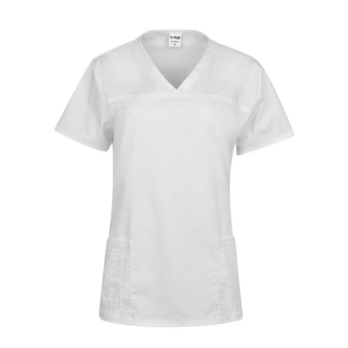 Casacca donna Andrea bianca stretch