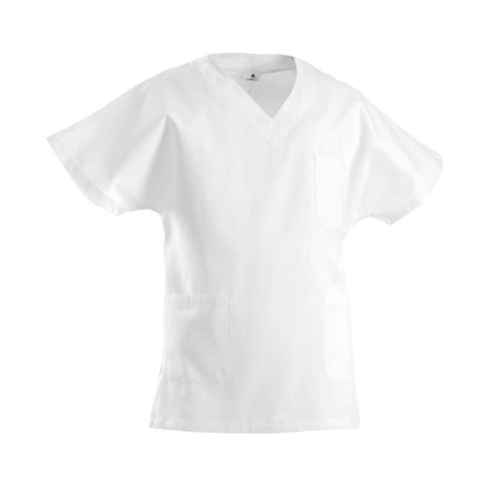 Casacca unisex bianca cotone 100%