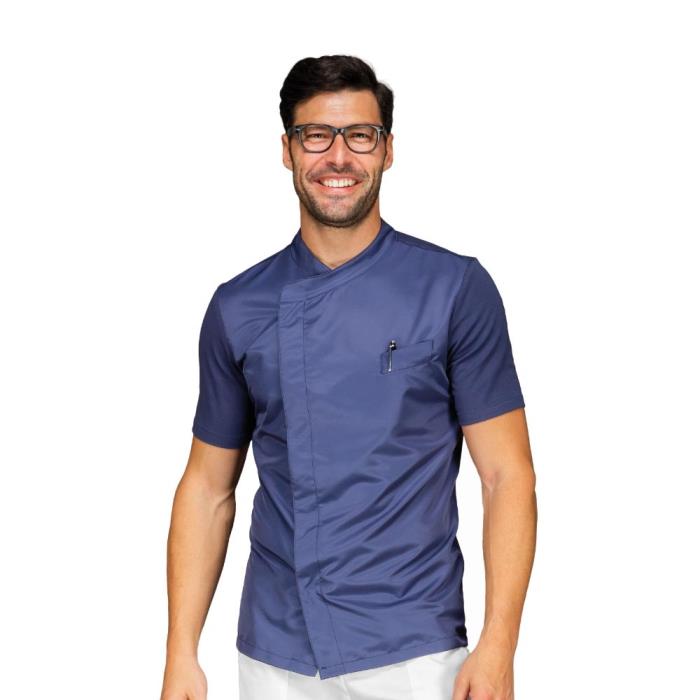 Casacca unisex manica corta Franklin blu