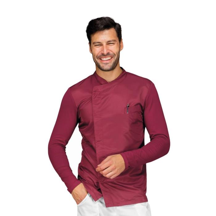 Casacca unisex manica lunga Franklin bordeaux