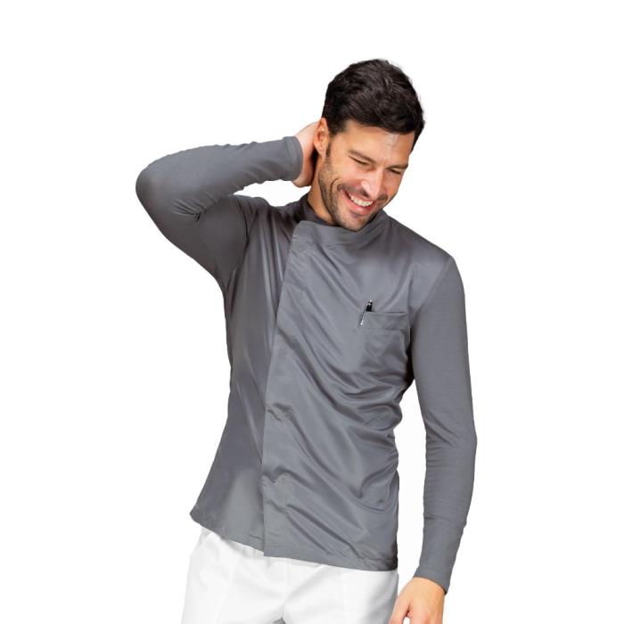 Casacca unisex manica lunga Franklin grigio