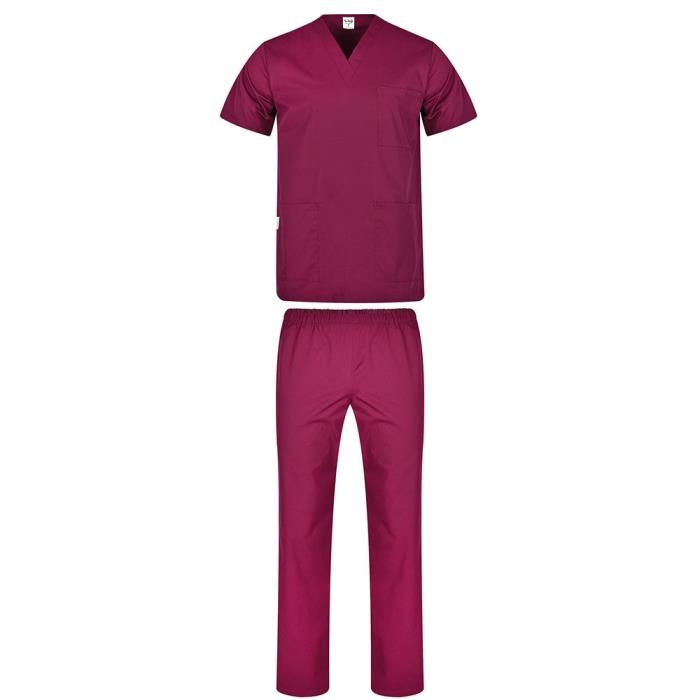 Completo ospedaliero unisex Colombo Bordeaux