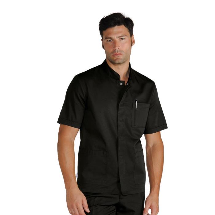 Coreana uomo extralight manica corta nero