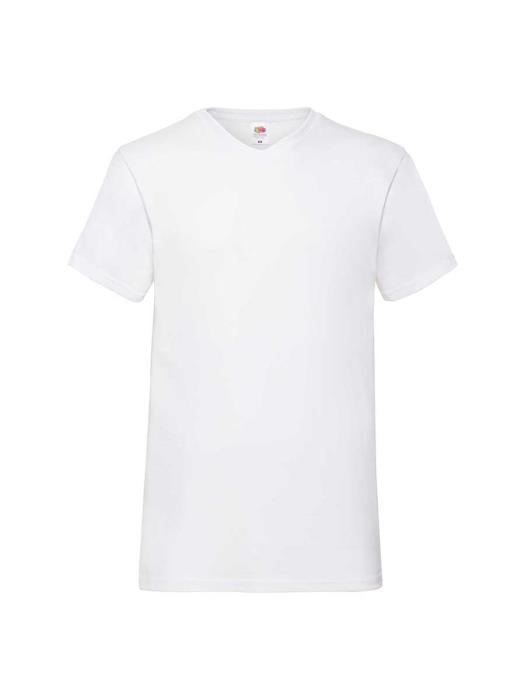 T-shirt Fruit of the Loom scollo a V Colorata