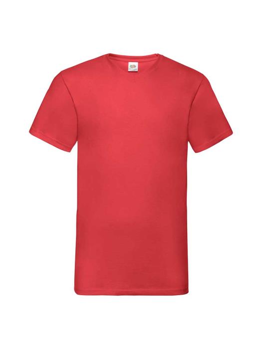 T-shirt Fruit of the Loom scollo a V Colorata