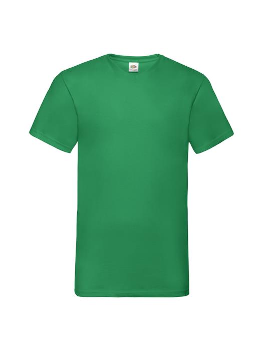 T-shirt Fruit of the Loom scollo a V Colorata