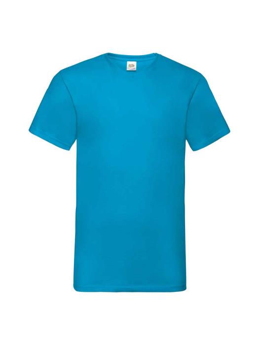 T-shirt Fruit of the Loom scollo a V Colorata
