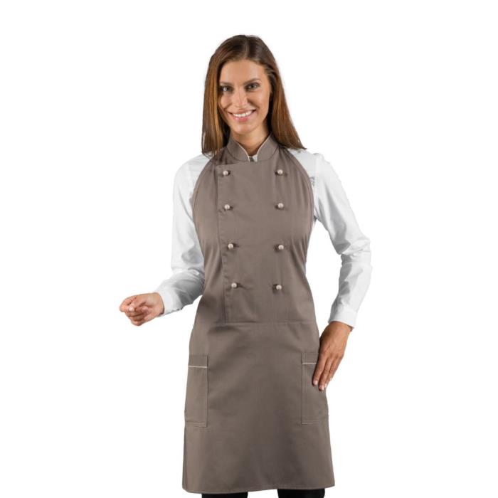 Grembiule unisex Assuan Fango + Tortora