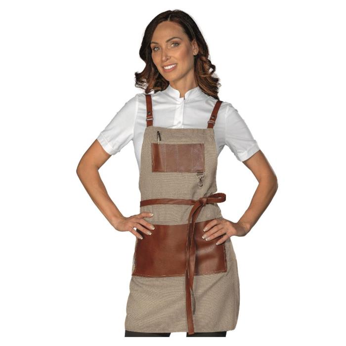 Grembiule unisex Bristol Short natural