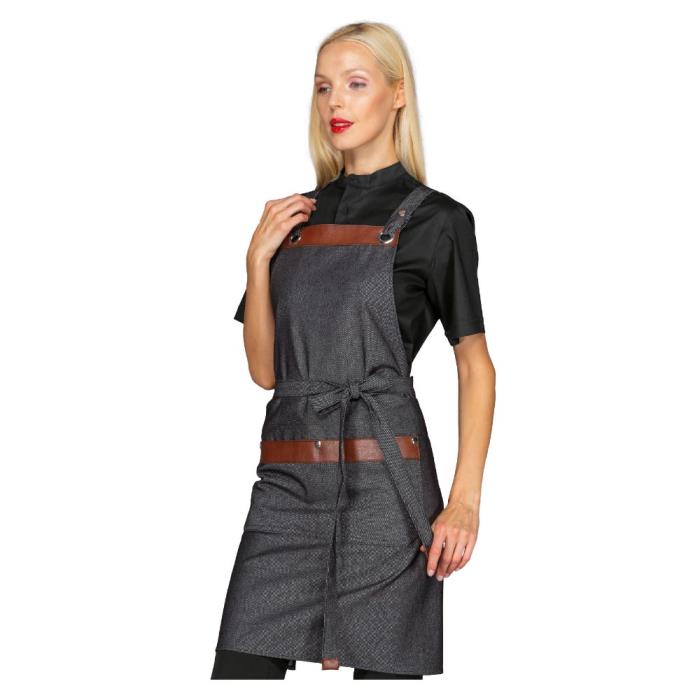 Grembiule unisex Milford black jeans