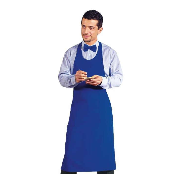 Grembiule unisex Sommelier blu cina