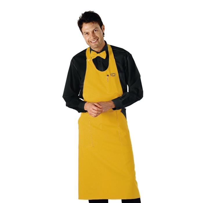Grembiule unisex Sommelier giallo