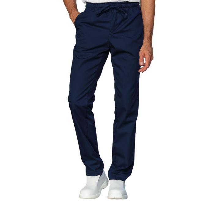 Pantalone unisex Slim Zip Blu