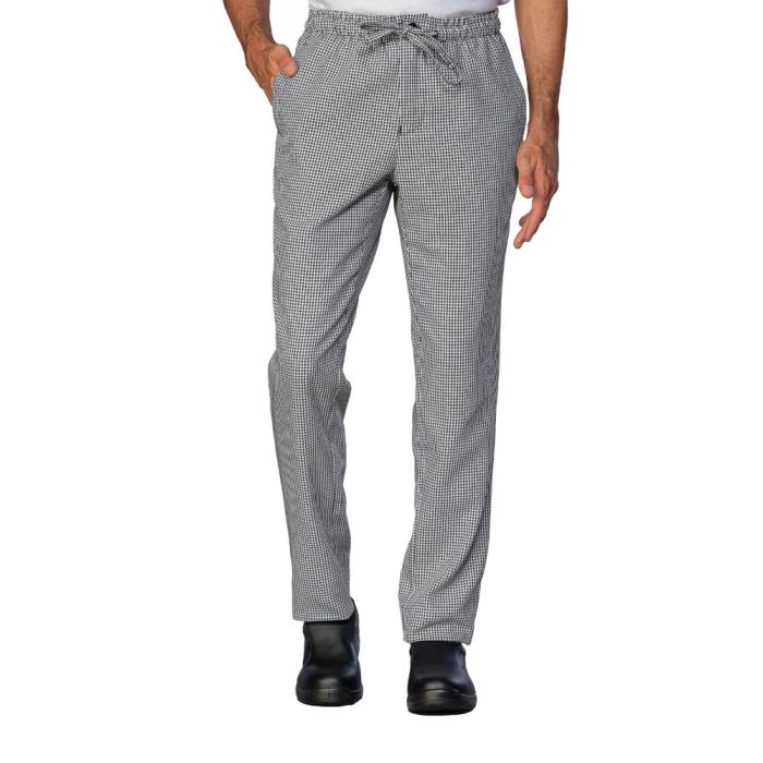 Pantalone unisex Slim Zip Pied de Poule