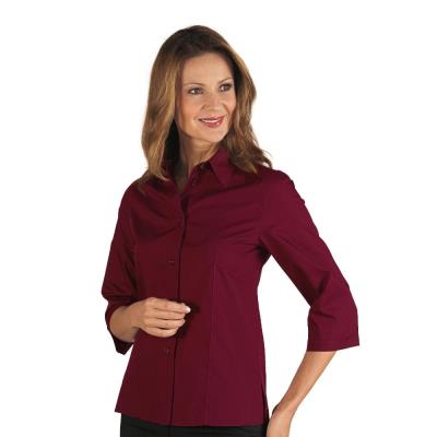 Camicetta donna Kyoto manica 3/4 bordeaux