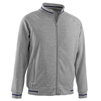 Felpa con zip lunga One Way Grigio