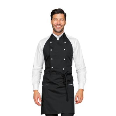 Grembiule unisex Assuan Nero + Bianco