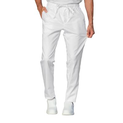 Pantalone unisex Slim Zip Bianco | Super Stretch