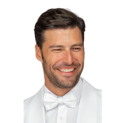 Papillon unisex 100% seta bianco